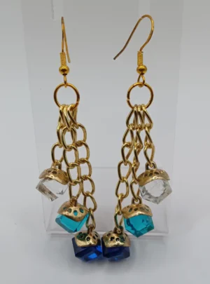 E9 - 3-Tiered Crystals – Blue